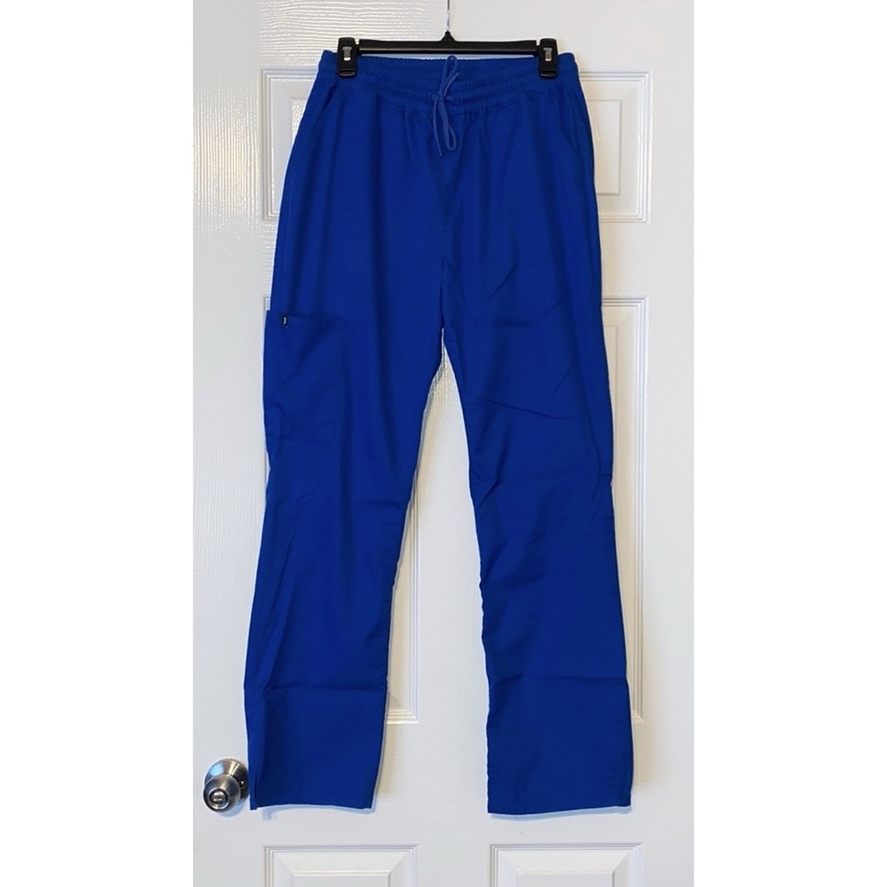 Jaanuu Royal Blue Mid Rise 4 Pocket Scrub Pants